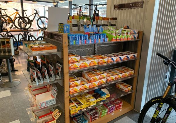 picture of cycling snacks at owenhouse cycling in bozeman montana