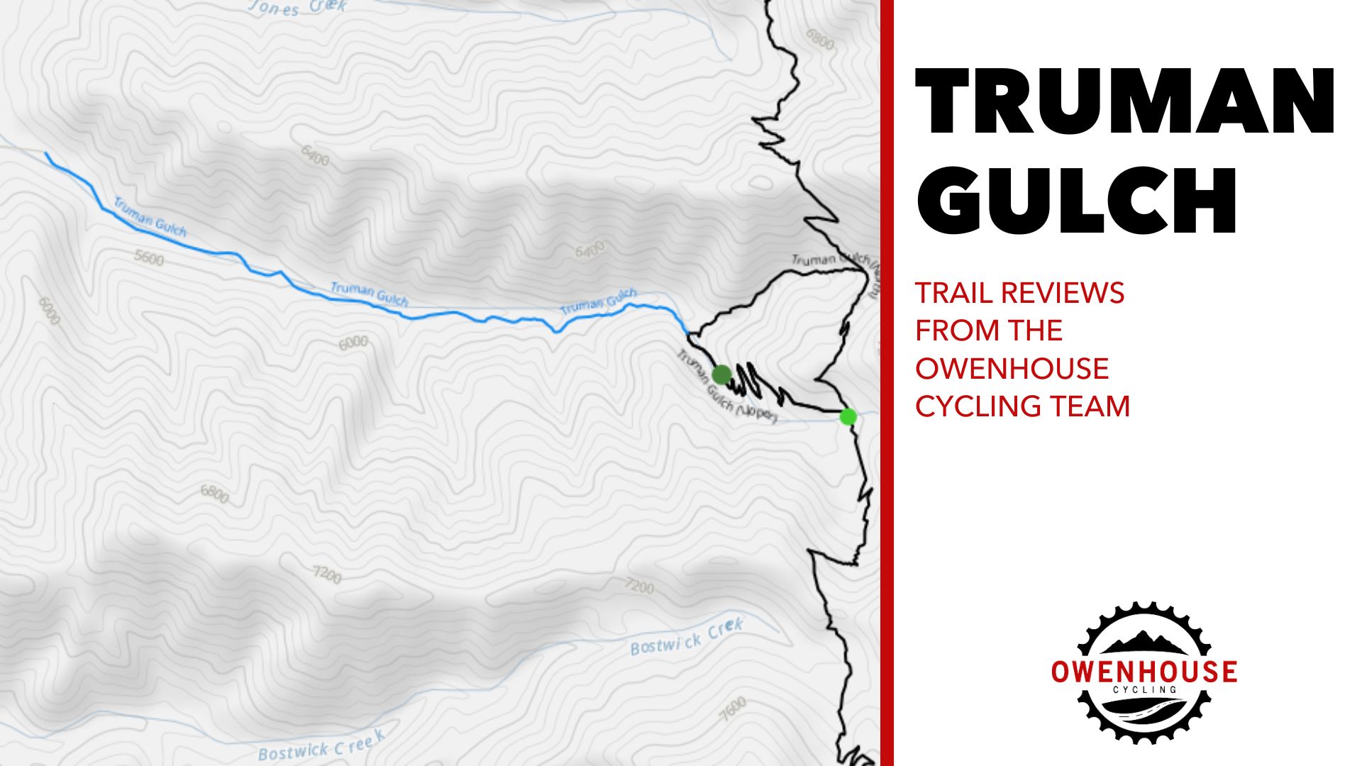 trail map of truman gulch bozeman montana