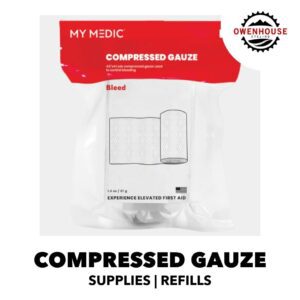 compressed gauze for replacing in a my medic kit