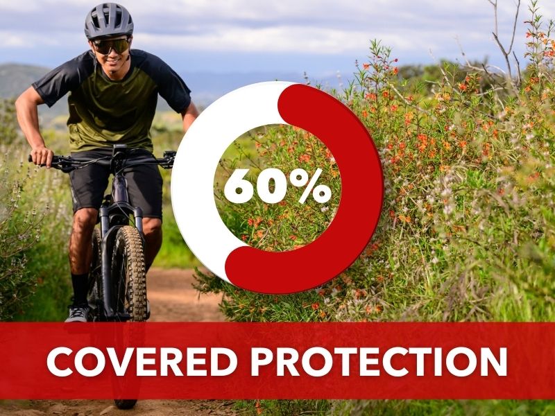 male mountain biker Covered Protection RideWrap Bozeman, Montana