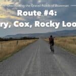 picture of gravel rider from Bozeman Dry, Cox, Rocky gravel Loop