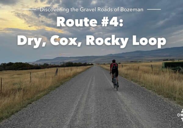 picture of gravel rider from Bozeman Dry, Cox, Rocky gravel Loop