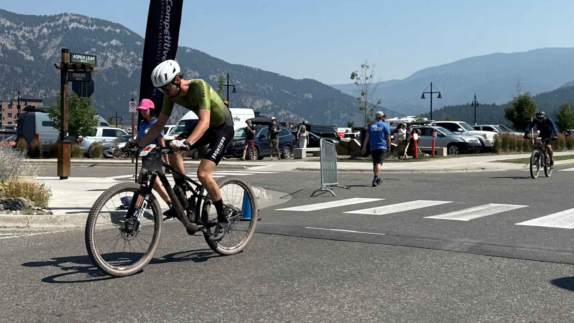 rider at big sky biggie race in montana