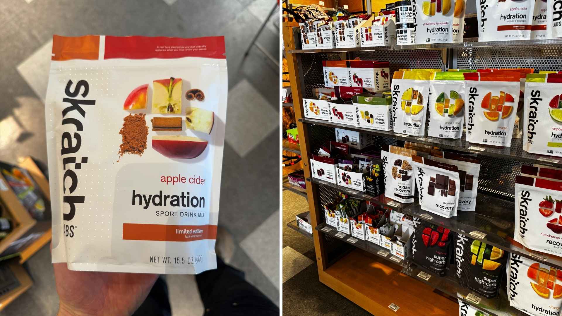 Nutrition skratch labs hydration products at Owenhouse Cycling
