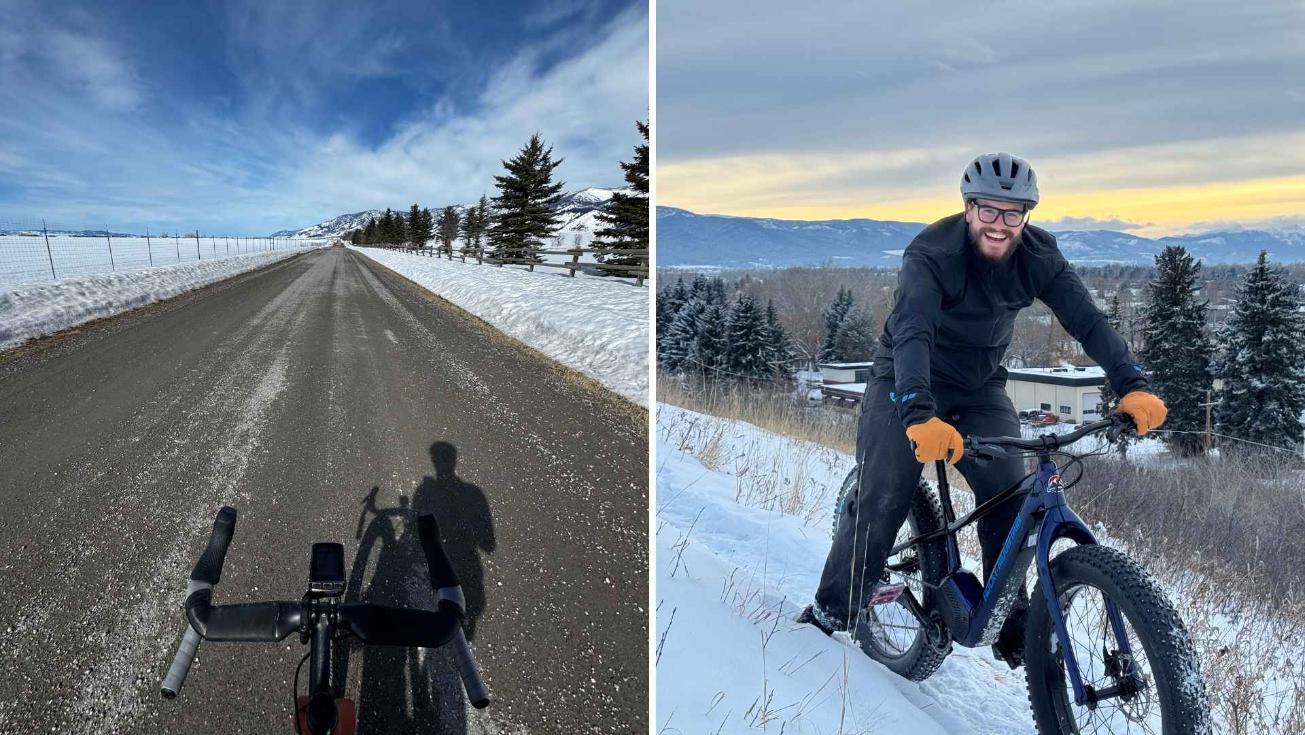 gravel biking and fat tire biking in bozeman