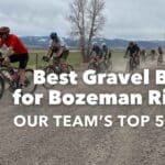 gravel bike riders in Bozeman