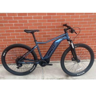 Demo of giant talon e bike blue