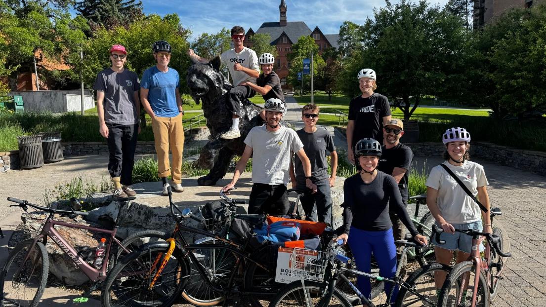 Owenhouse Cycling team on a Bozeman Bike Tours group ride