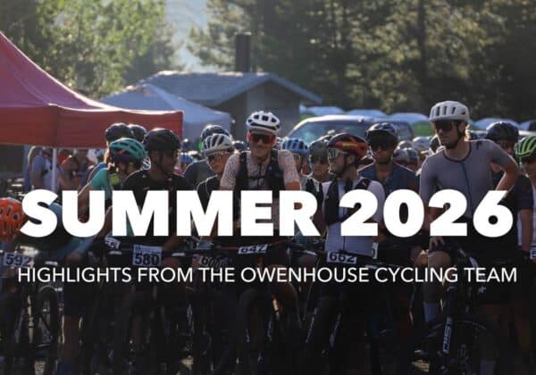 Cyclists at the start line during Owenhouse Cycling's summer 2026 race season