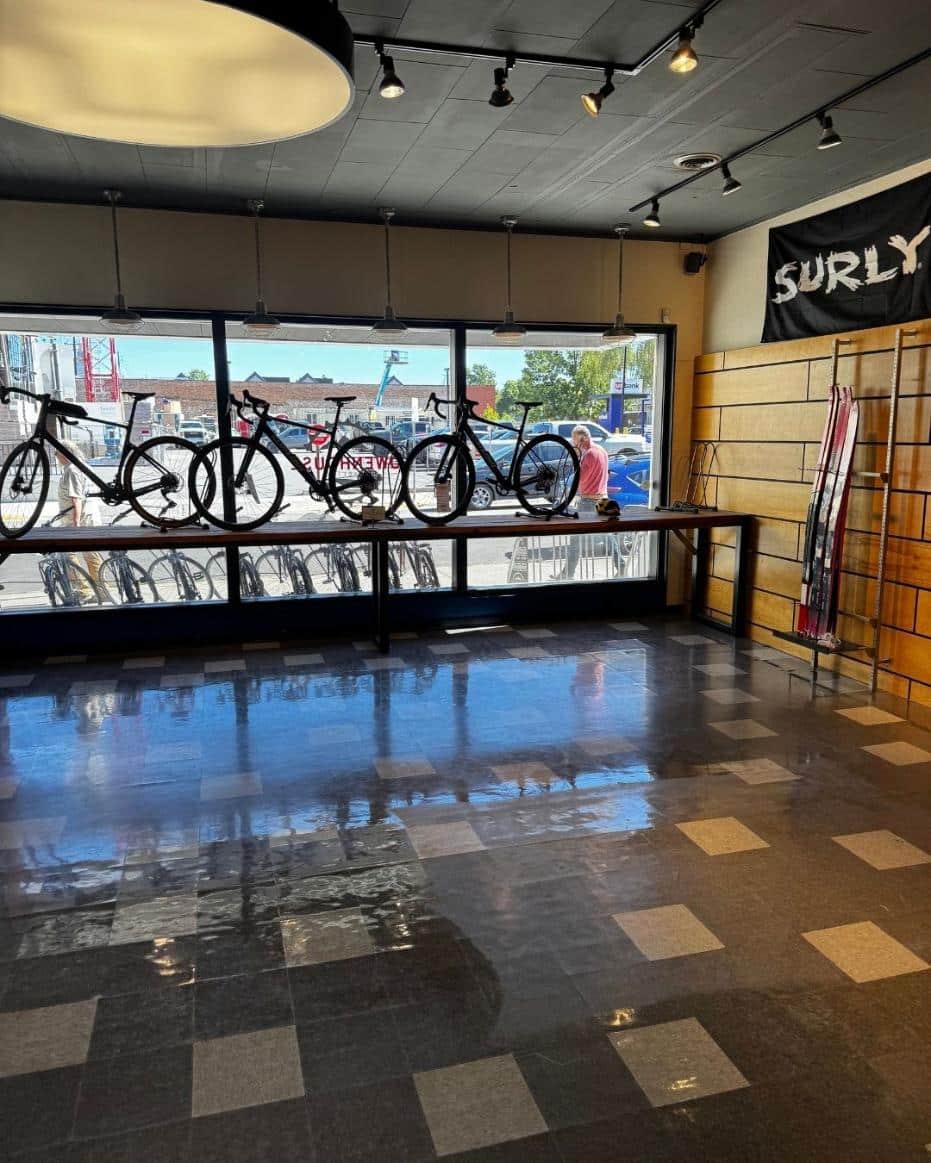 making room in Owenhouse Cycling for xc ski equipment