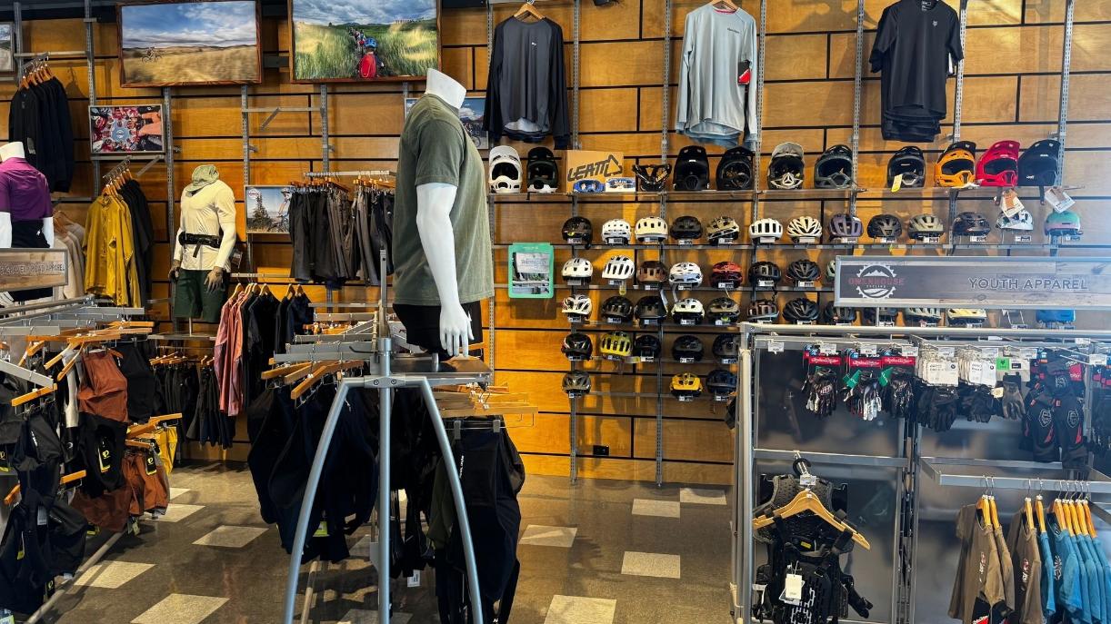 xc ski shop section in bozeman