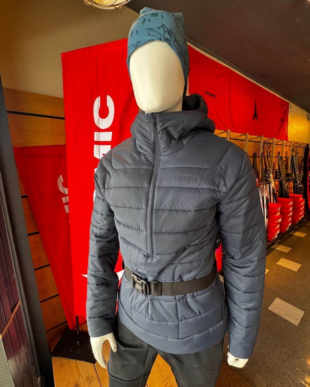 ski shop mannequin